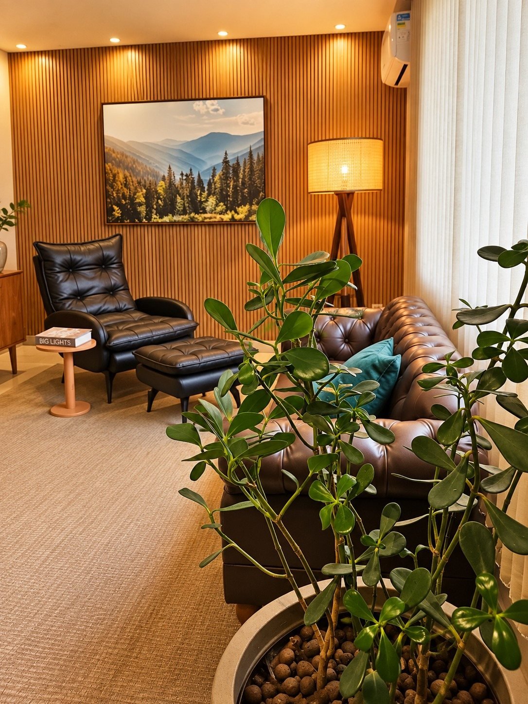 Sala de atendimento da RM Psicologia, no Centro de Lavras