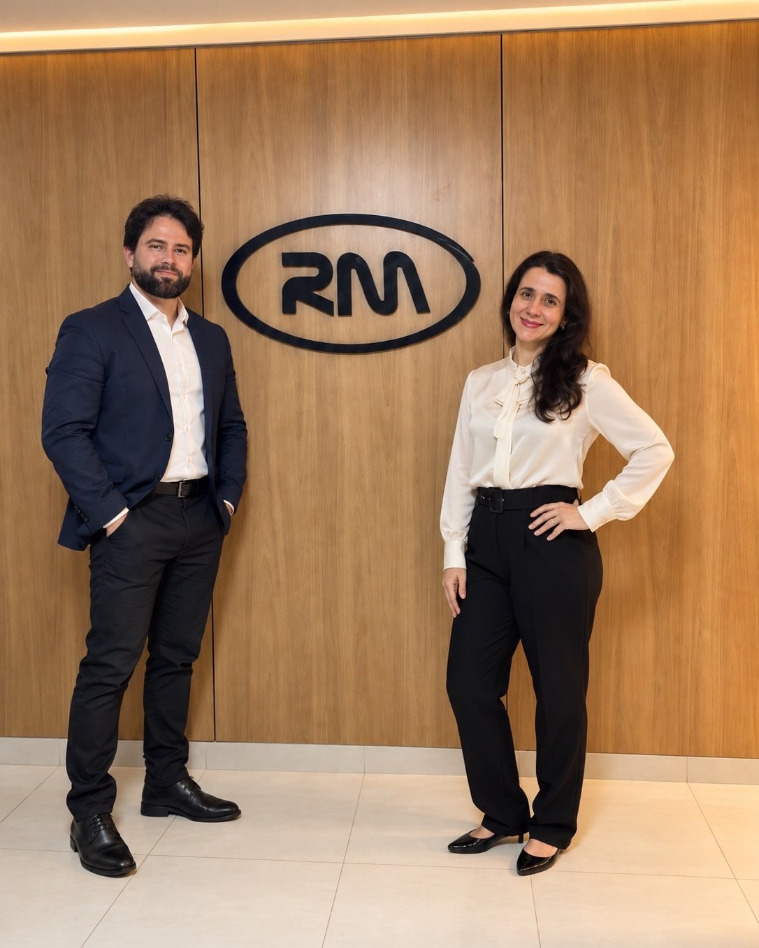 Rodrigo Oliveira e Milene Duarte na recepção da RM Psicologia, em Lavras